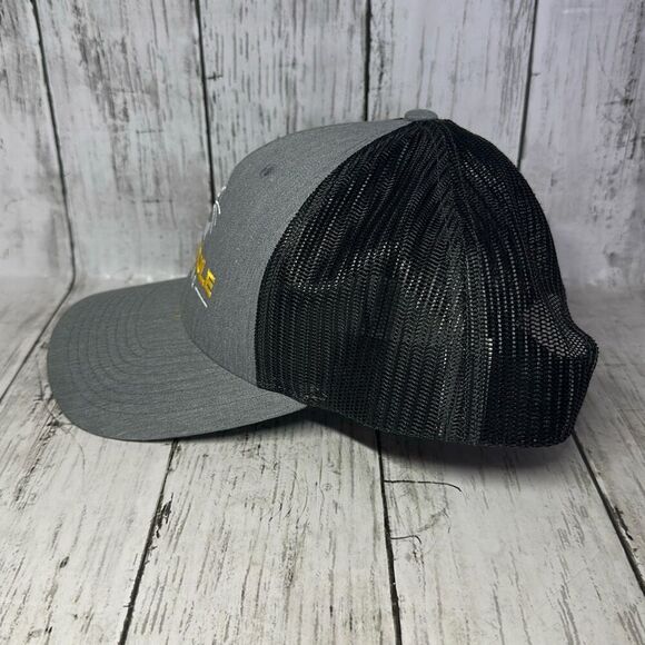 Richardson Mad Mole Brewing Trucker Hat Cap Gray Black Adjustable - Picture 3 of 9